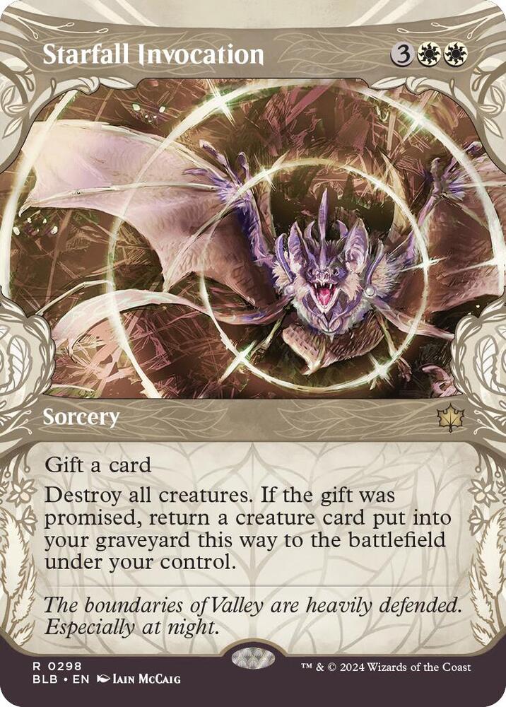 Starfall Invocation (Showcase) - Bloomburrow (BLB) NM