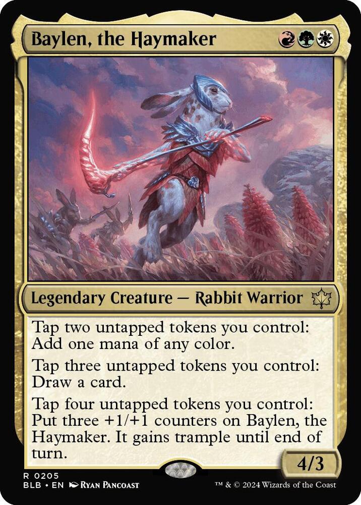 Baylen, the Haymaker - Bloomburrow (BLB) NM