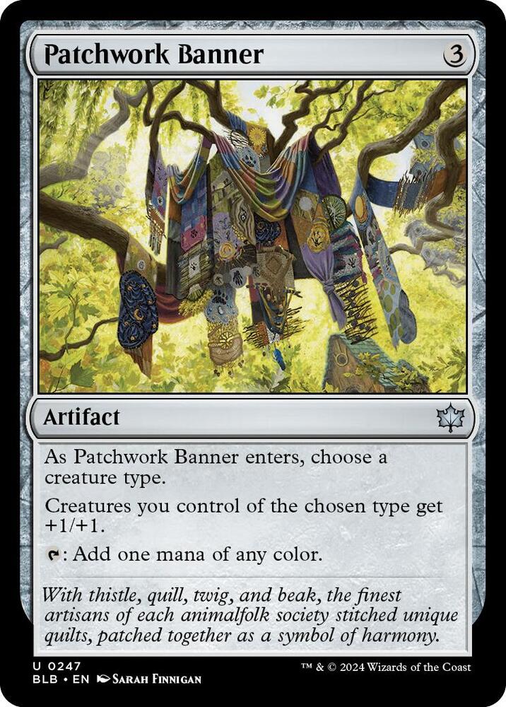 Patchwork Banner - Bloomburrow (BLB) NM *FOIL*