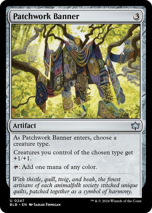 Patchwork Banner - Bloomburrow (BLB) NM *FOIL*