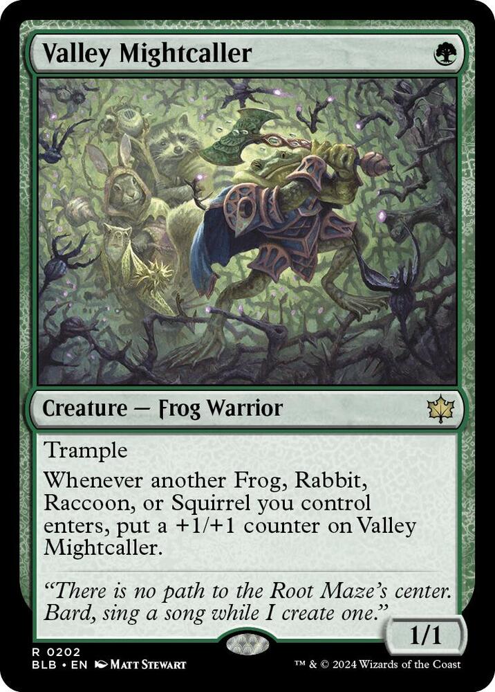 Valley Mightcaller - Bloomburrow (BLB) NM *FOIL*