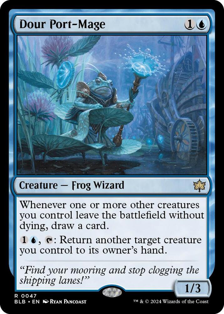 Dour Port-Mage - Bloomburrow (BLB) NM