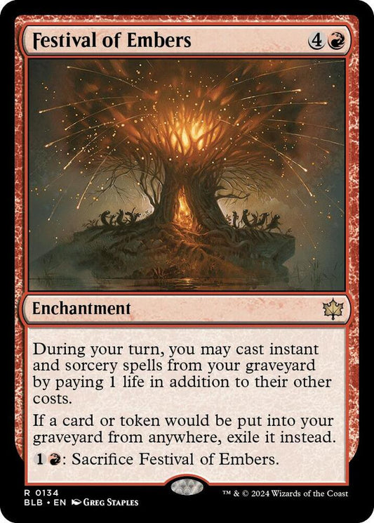 Festival of Embers - Bloomburrow (BLB) NM *FOIL*