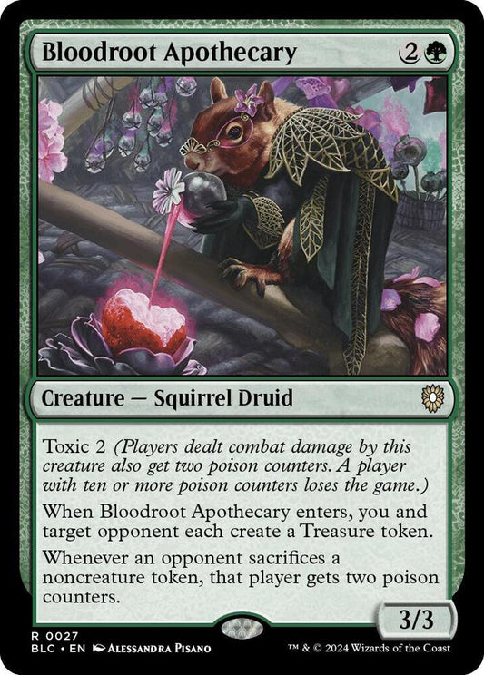 Bloodroot Apothecary - Commander: Bloomburrow (BLC) NM
