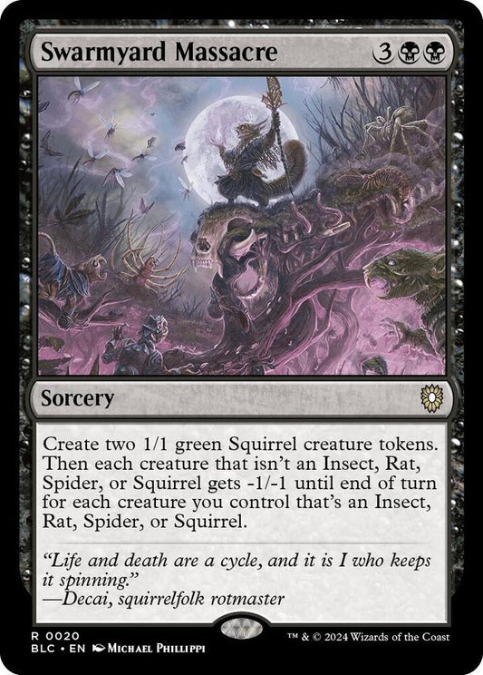 Swarmyard Massacre - Commander: Bloomburrow (BLC) NM