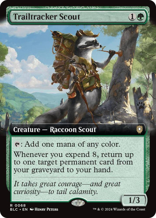 Trailtracker Scout (Extended Art) - Commander: Bloomburrow (BLC) NM