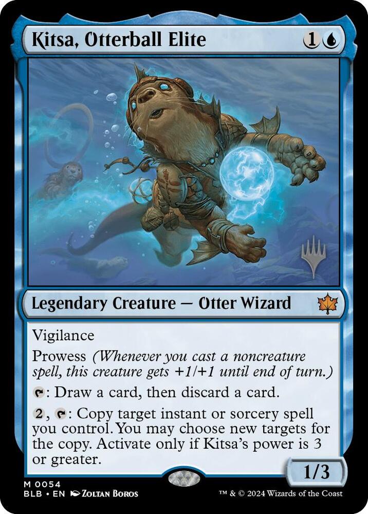 Kitsa, Otterball Elite - Promo Pack: Bloomburrow (PPBLB) NM *FOIL*