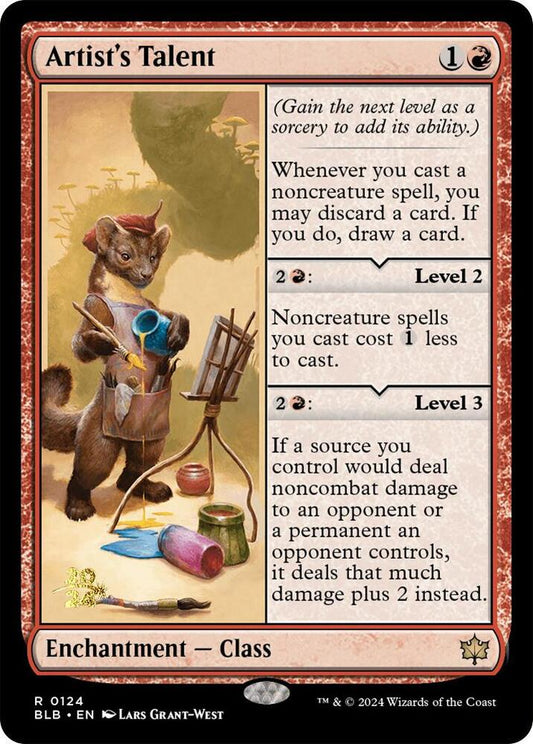 Artist's Talent - Prerelease Cards (PRE) NM *FOIL*