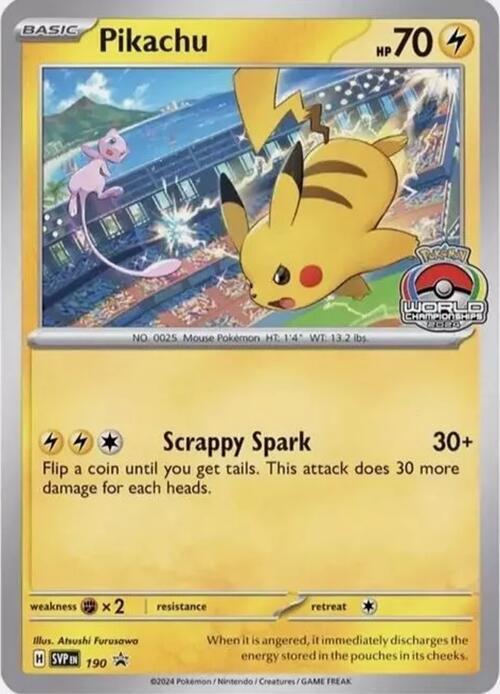 Pikachu - 190 - SV: Scarlet & Violet Promo Cards (SVP) NM SEALED