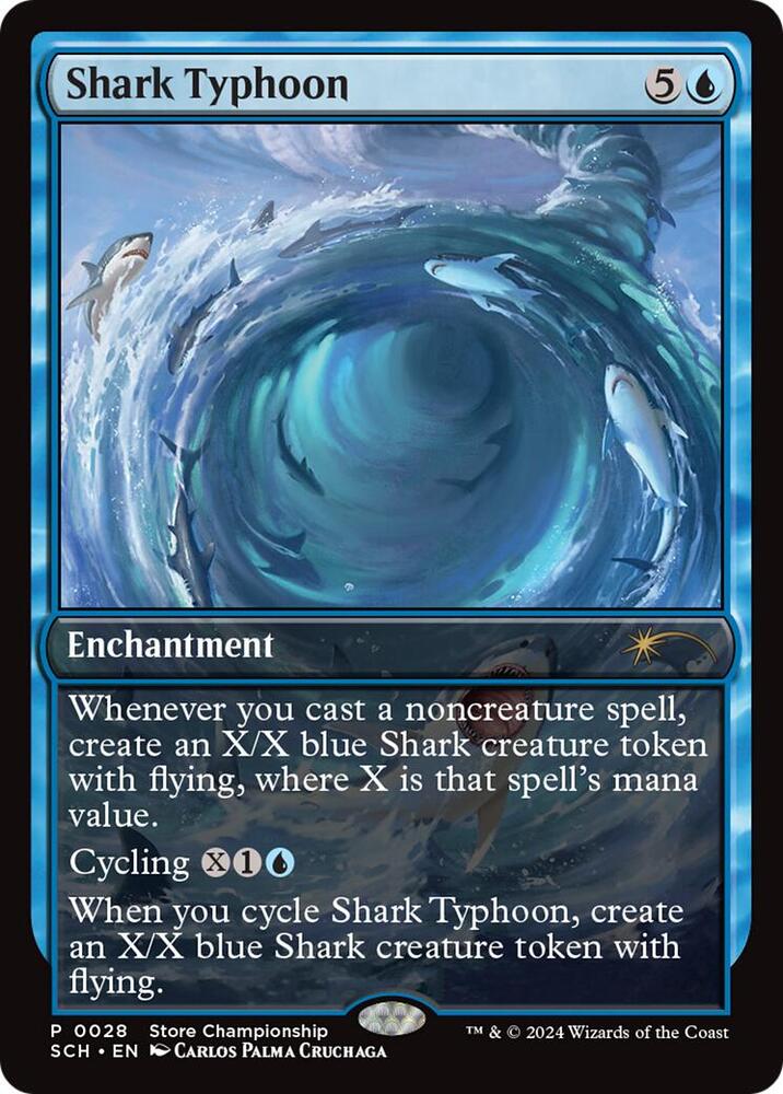 Shark Typhoon - Game Day & Store Championship Promos (GAME) NM *FOIL*