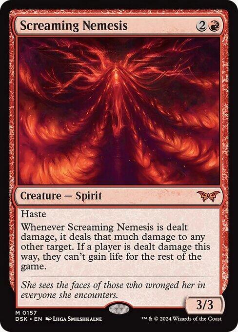 Screaming Nemesis - Duskmourn: House of Horror (DSK) NM *FOIL*