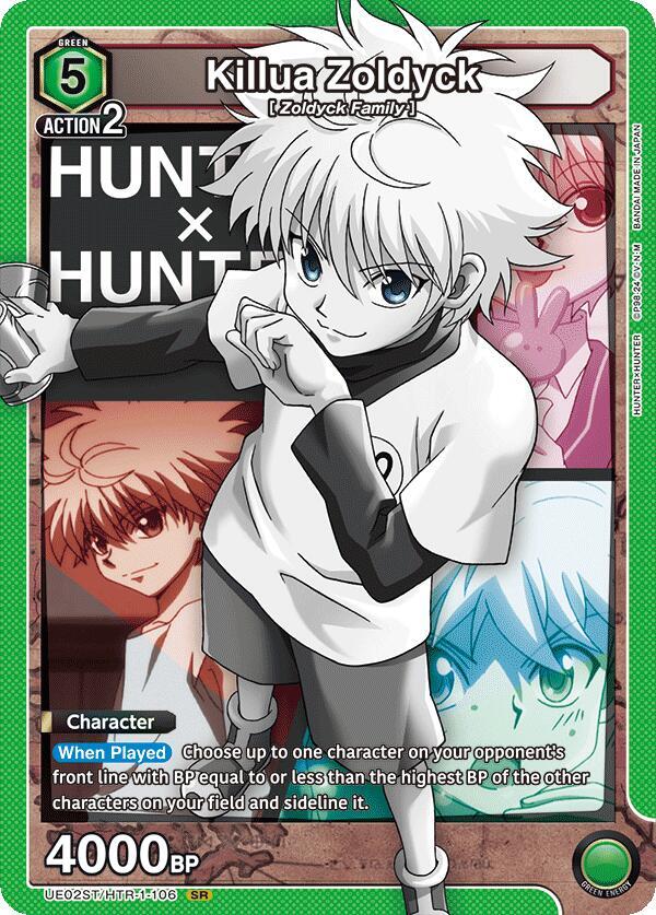 Killua Zoldyck (106) - UE02ST: HUNTER X HUNTER Starter Deck (UE02ST) NM *FOIL*