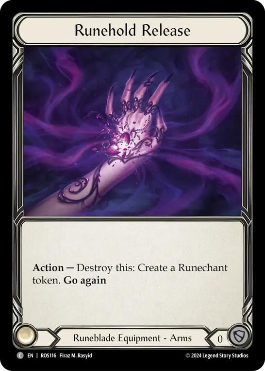 Runehold Release - Rosetta (ROS) NM *Cold Foil*