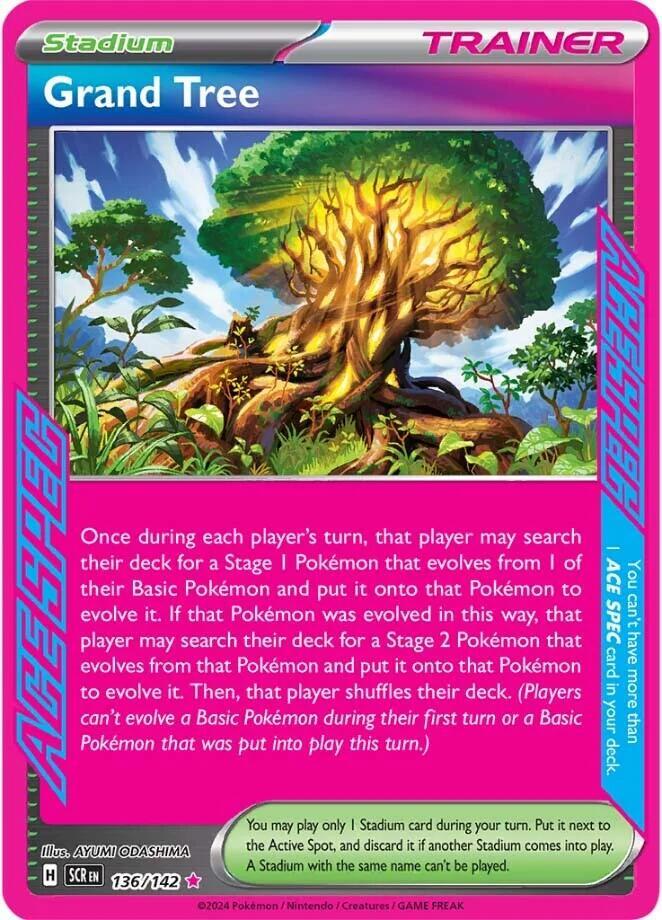 Grand Tree - SV07: Stellar Crown (SCR) NM *FOIL*
