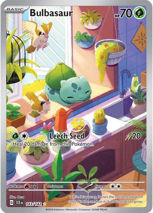Bulbasaur - SV07: Stellar Crown (SCR) NM *FOIL*
