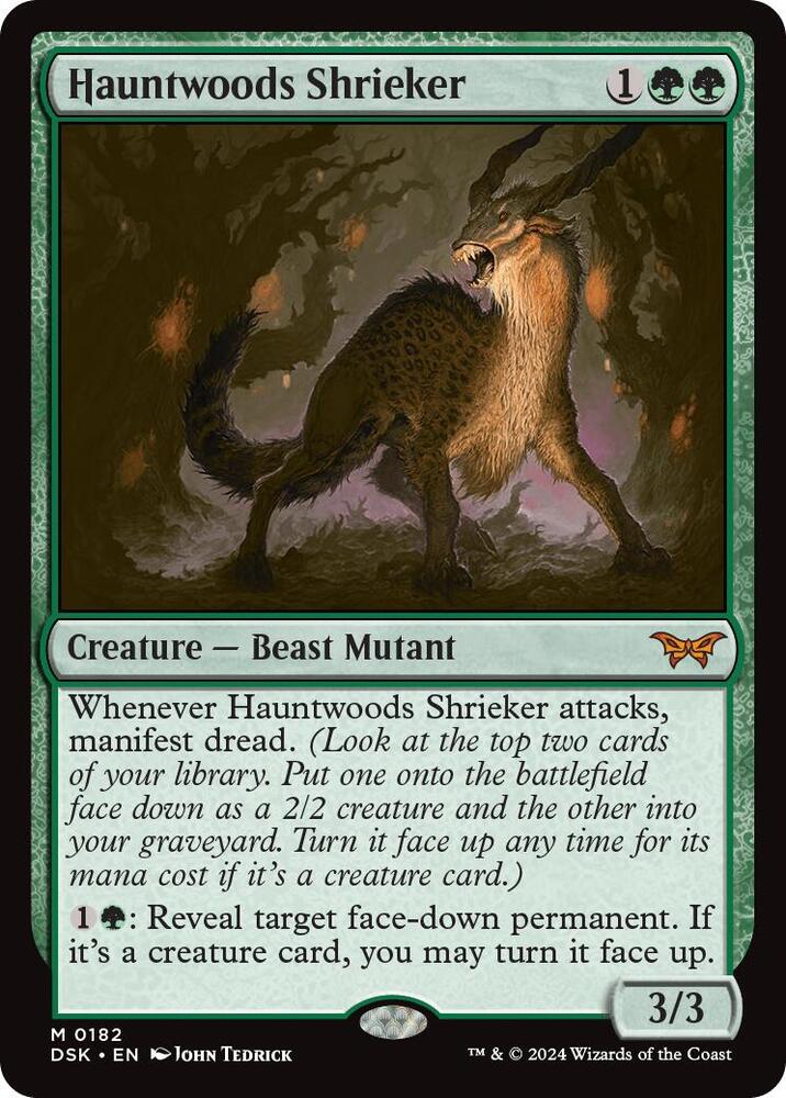 Hauntwoods Shrieker - Duskmourn: House of Horror (DSK) NM *FOIL*