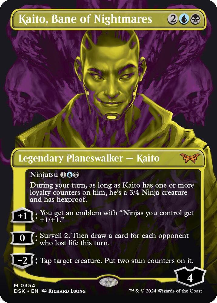 Kaito, Bane of Nightmares (Showcase) - Duskmourn: House of Horror (DSK) NM *FOIL*