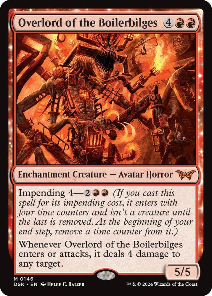 Overlord of the Boilerbilges - Duskmourn: House of Horror (DSK) NM