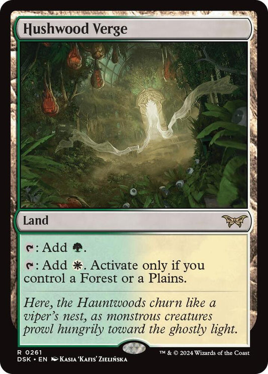 Hushwood Verge - Duskmourn: House of Horror (DSK) NM *FOIL*