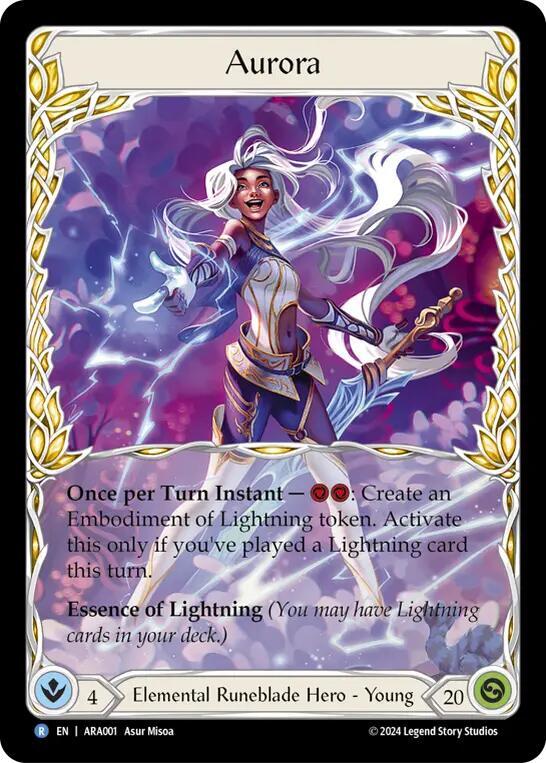 Aurora - Blitz Deck: Rosetta - Aurora (ARA) Rainbow Foil LP *FOIL*