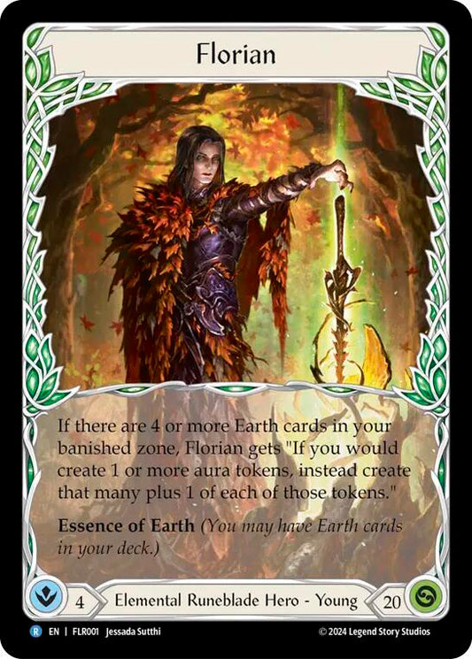 Florian - Blitz Deck: Rosetta - Florian (FLR) Rainbow Foil LP *FOIL*