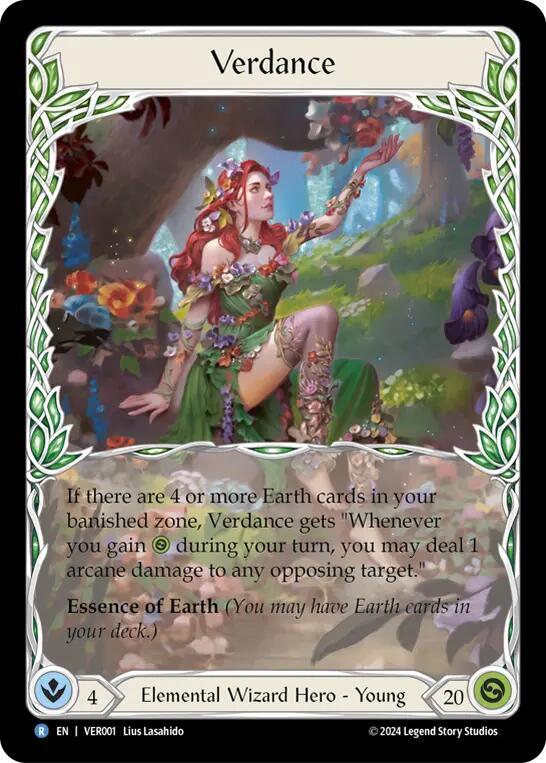 Verdance - Blitz Deck: Rosetta - Verdance (VER) Rainbow Foil LP *FOIL*
