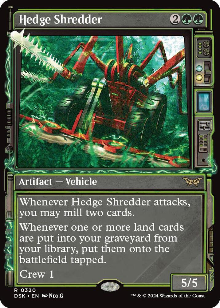 Hedge Shredder (Showcase) - Duskmourn: House of Horror (DSK) NM