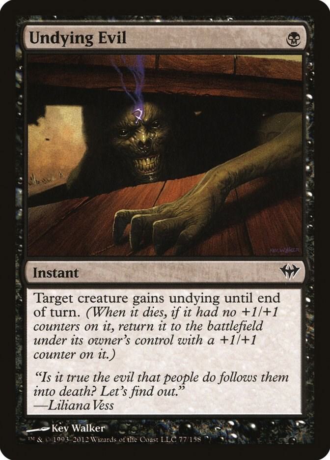 Undying Evil - Dark Ascension (DKA) NM