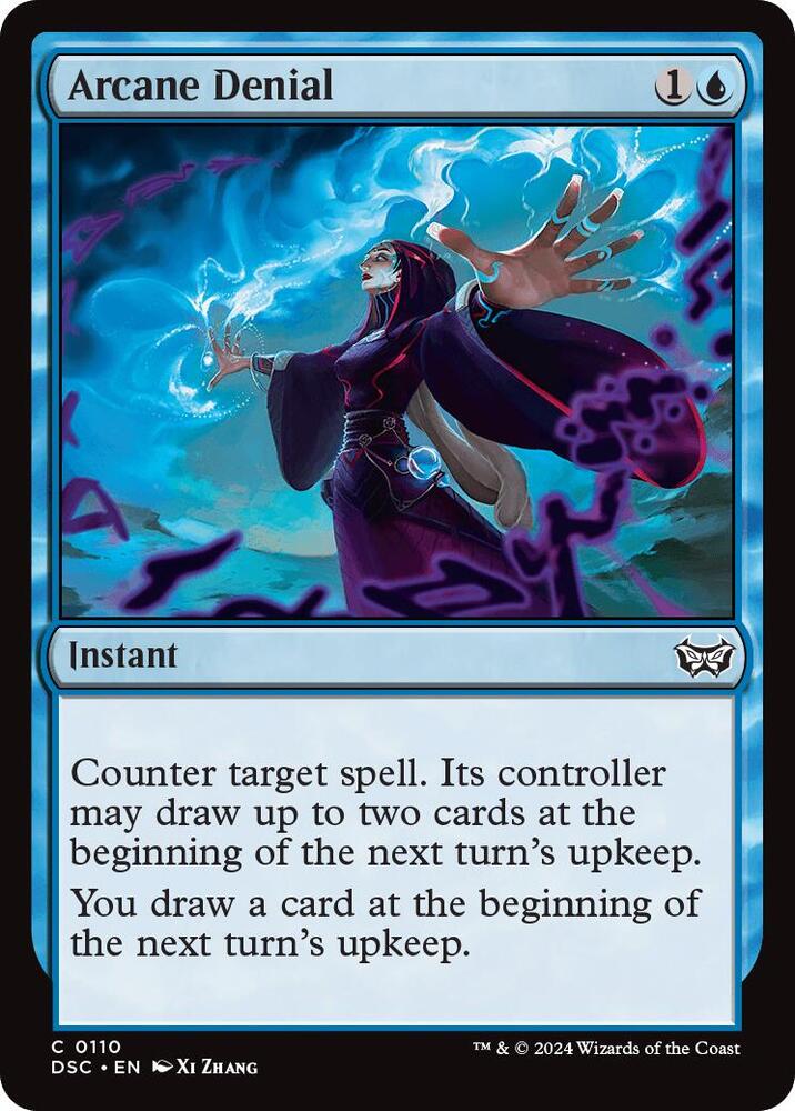Arcane Denial - Commander: Duskmourn: House of Horror (DSC) NM