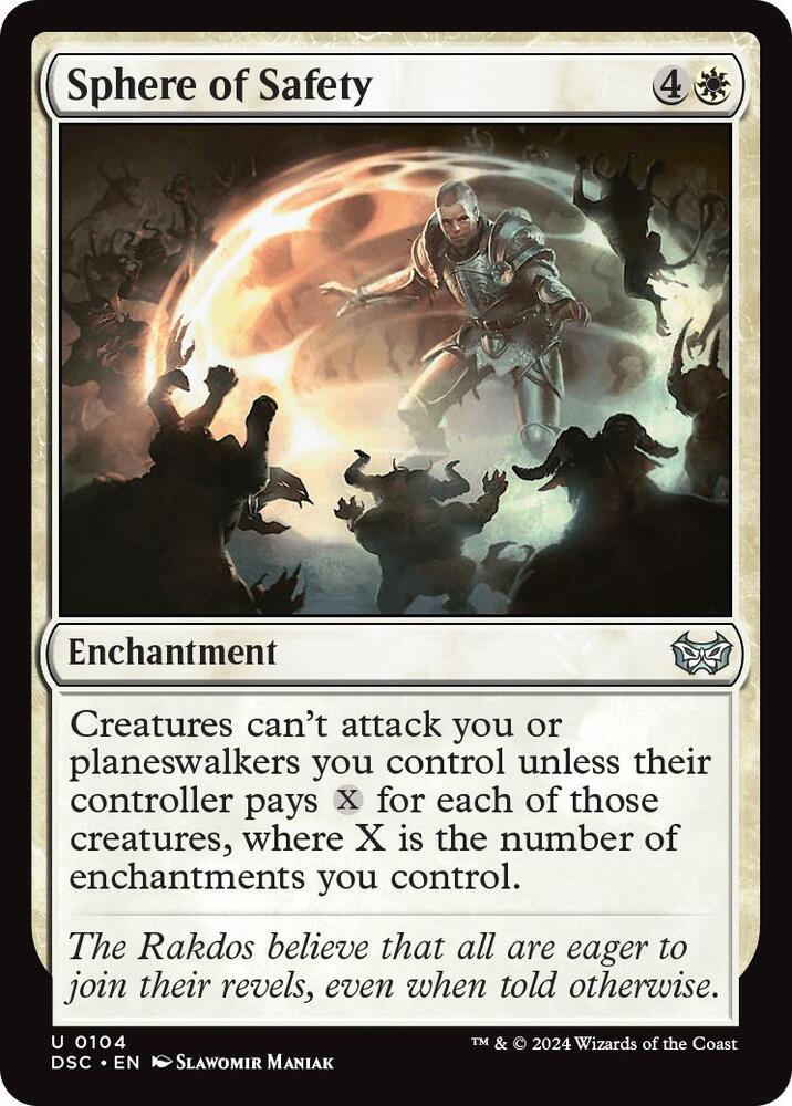 Sphere of Safety - Commander: Duskmourn: House of Horror (DSC) NM