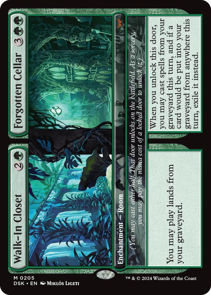 Walk-In Closet // Forgotten Cellar - Duskmourn: House of Horror (DSK) NM