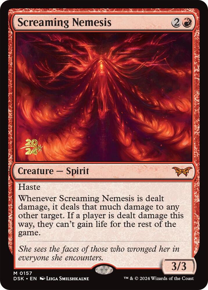 Screaming Nemesis - Prerelease Cards (PRE) NM *FOIL*