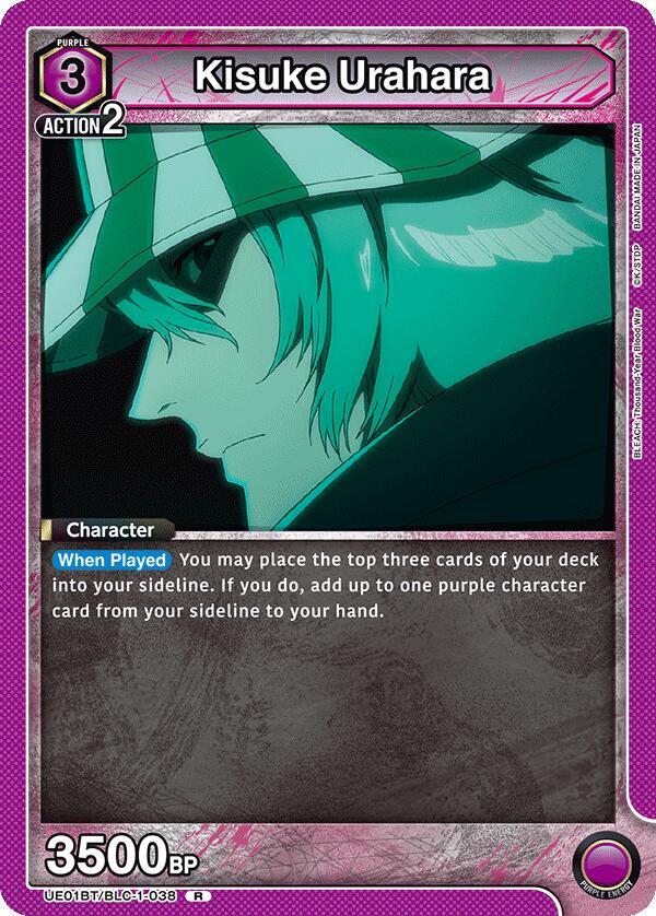Kisuke Urahara (038) - UE01BT: BLEACH: Thousand-Year Blood War (UE01BT) NM *FOIL*