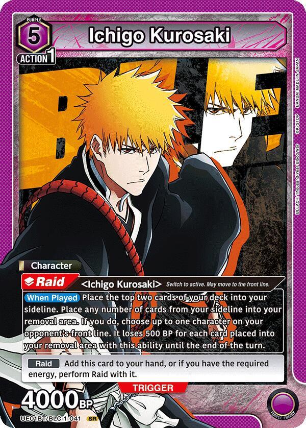 Ichigo Kurosaki (041) - UE01BT: BLEACH: Thousand-Year Blood War (UE01BT) NM *FOIL*