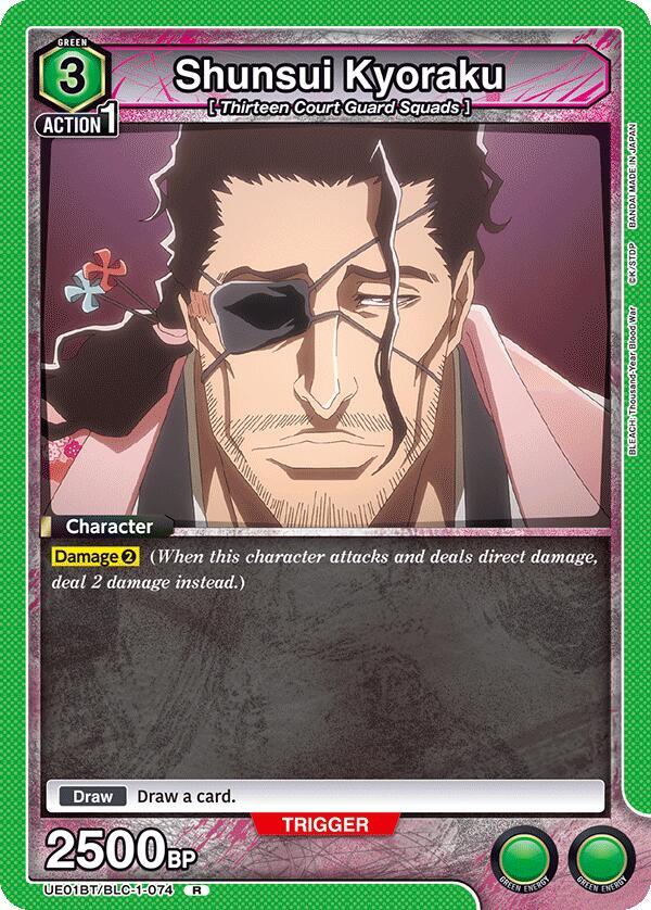 Shunsui Kyoraku (074) - UE01BT: BLEACH: Thousand-Year Blood War (UE01BT) NM *FOIL*