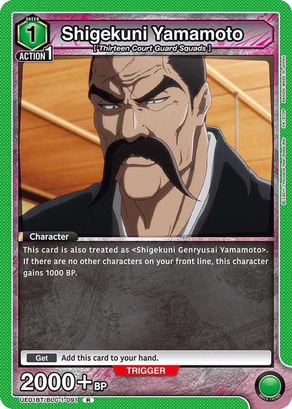 Shigekuni Yamamoto - UE01BT: BLEACH: Thousand-Year Blood War (UE01BT) NM *FOIL*