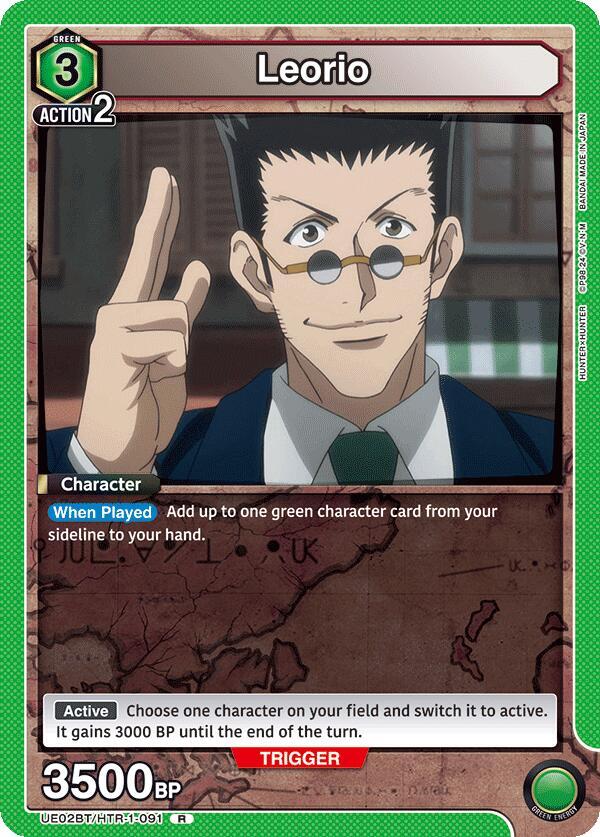 Leorio (091) - UE02BT: HUNTER X HUNTER (UE02BT) NM *FOIL*