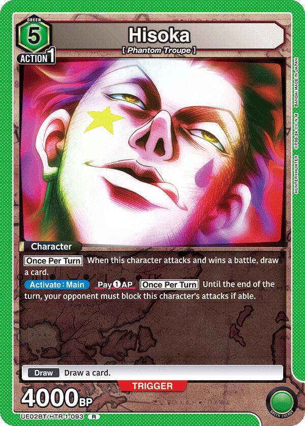 Hisoka (093) - UE02BT: HUNTER X HUNTER (UE02BT) NM *FOIL*