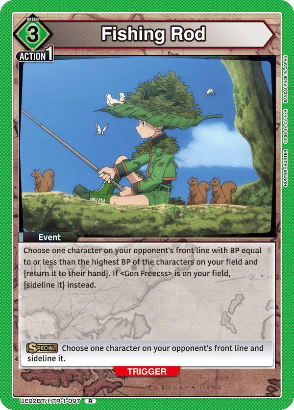 Fishing Rod - UE02BT: HUNTER X HUNTER (UE02BT) NM *FOIL*