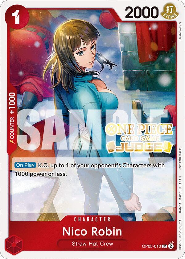 Nico Robin (Judge Pack Vol. 4) - One Piece Promotion Cards (OP-PR) NM *FOIL*