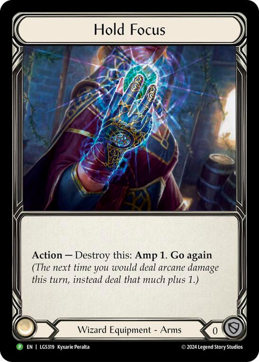 Hold Focus - LGS319 - Flesh and Blood: Promo Cards (PR) LP *Rainbow Foil*