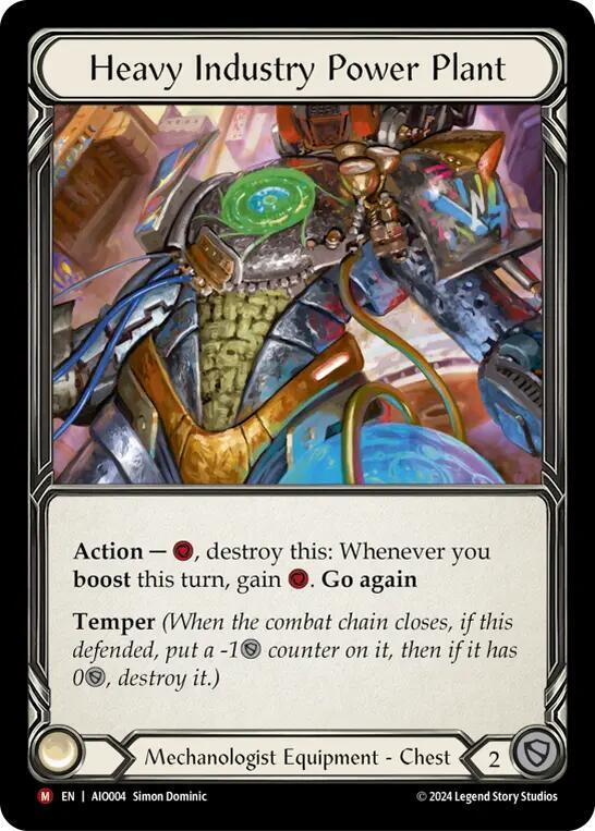 Heavy Industry Power Plant - Armory Deck: Dash (ADD) Rainbow Foil NM