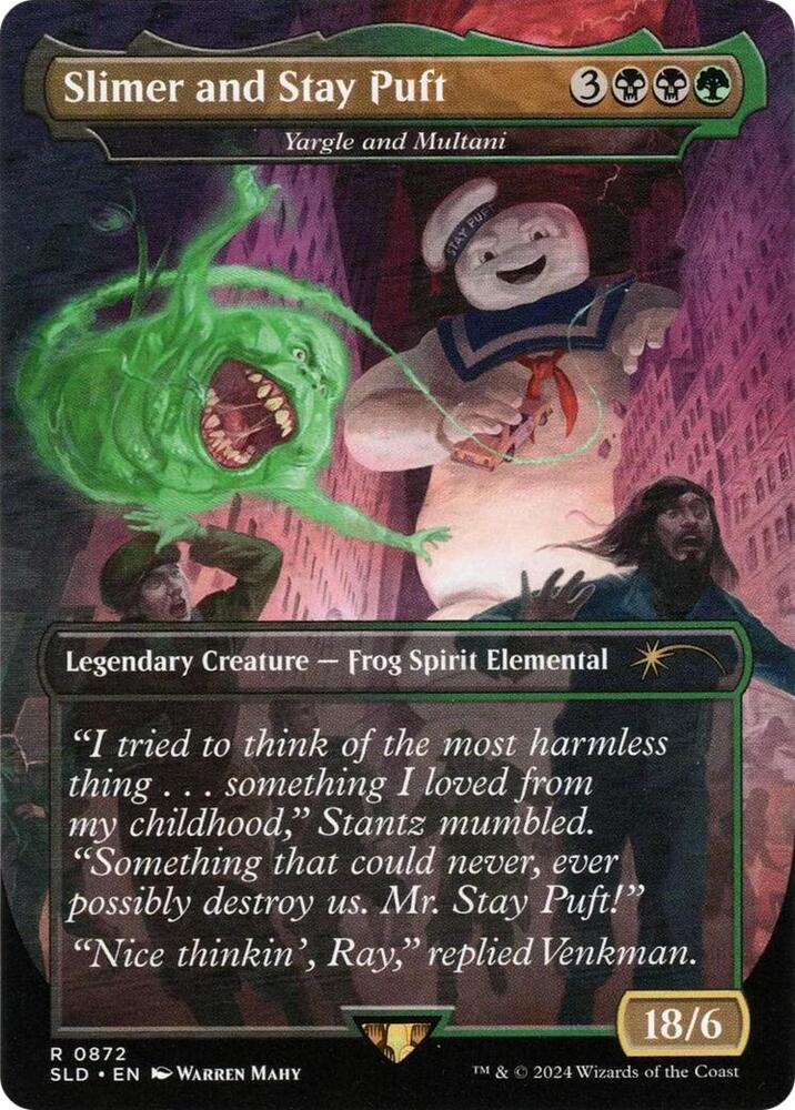 Slimer and Stay Puft - Yargle and Multani - Secret Lair Drop Series (SLD) NM