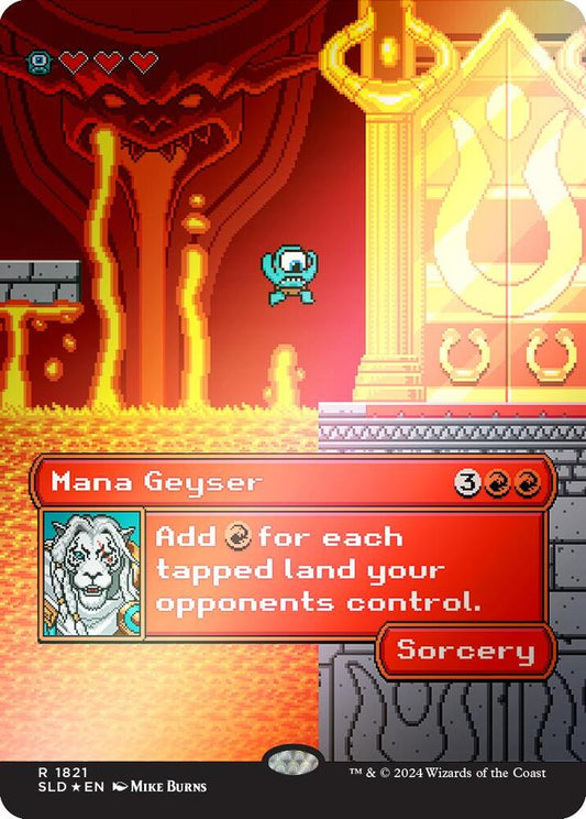 Mana Geyser (Rainbow Foil) - Secret Lair Drop Series (SLD) NM *FOIL*