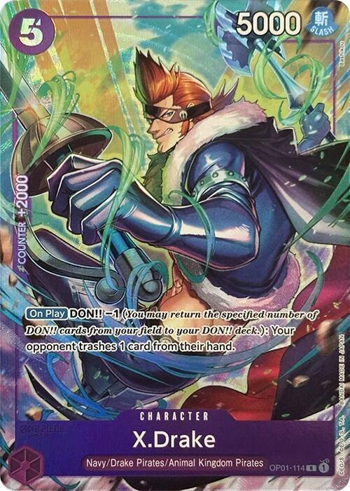 X.Drake (Premium Card Collection -Best Selection Vol. 2-) - One Piece Promotion Cards (OP-PR) NM *FOIL*