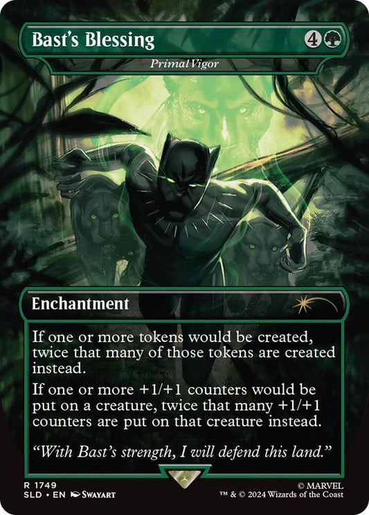 Bast's Blessing - Primal Vigor - Secret Lair Drop Series (SLD) NM