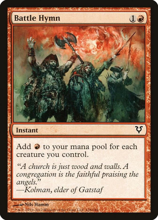 Battle Hymn - Avacyn Restored (AVR) NM