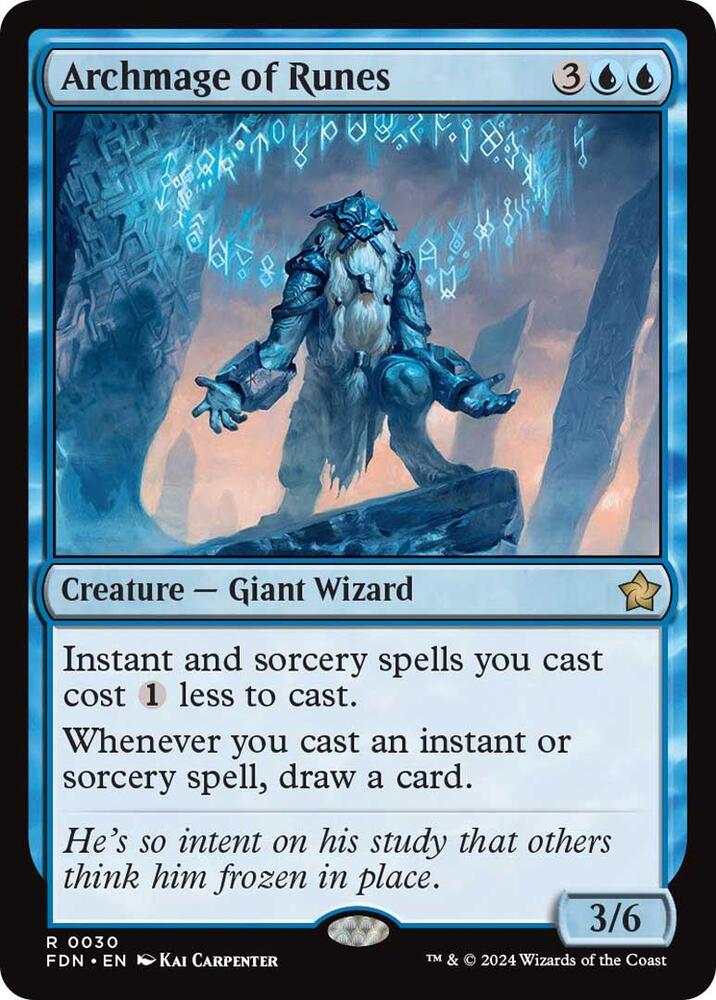 Archmage of Runes - Foundations (FDN) NM