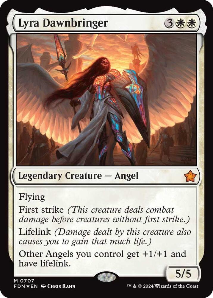 Lyra Dawnbringer (0707) - Foundations (FDN) NM