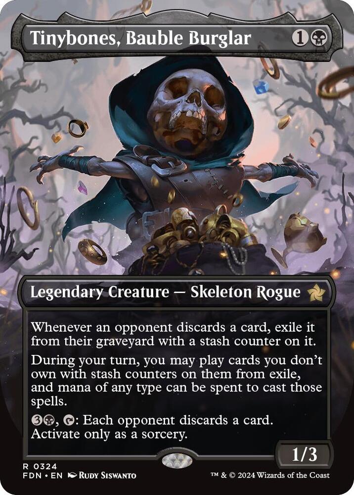 Tinybones, Bauble Burglar (Borderless) - Foundations (FDN) NM